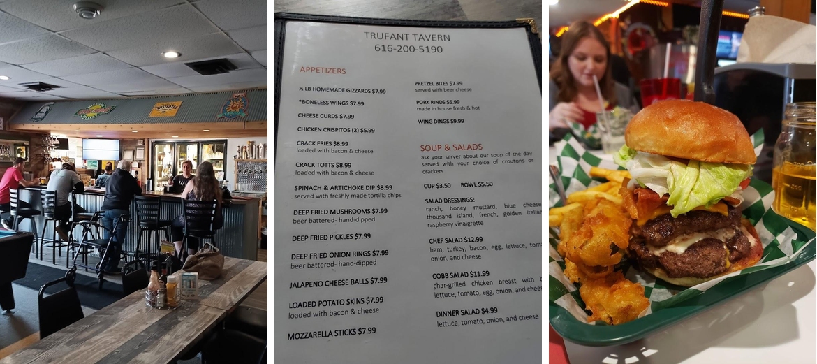 Trufant Tavern Menu